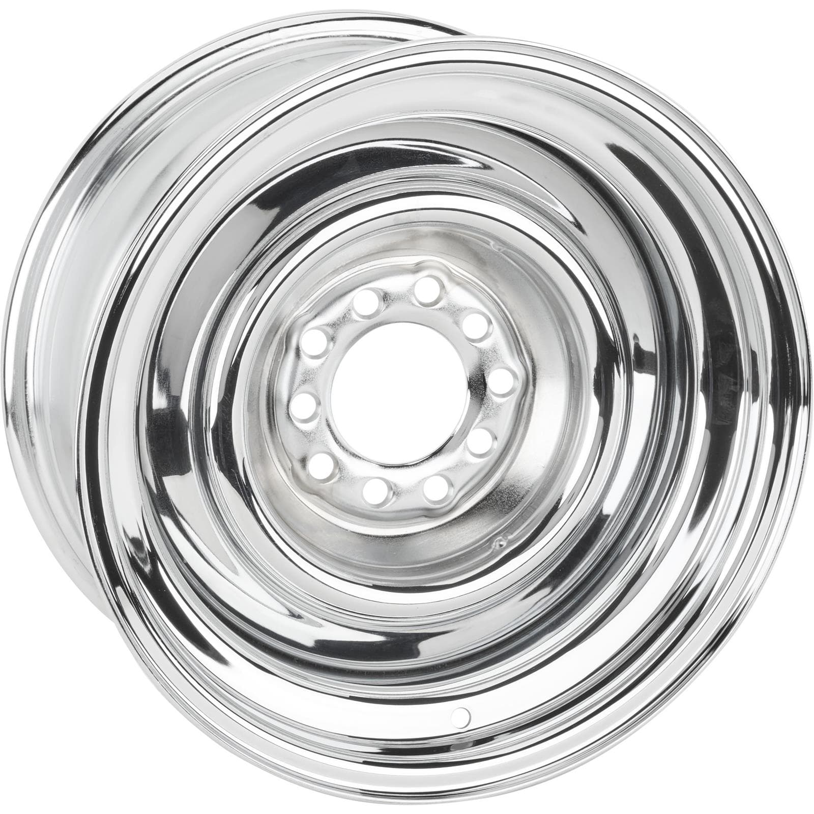 Speedway Smoothie 15x7 Steel Wheels, 5 on 4.5/4.75, 4.0 BS
