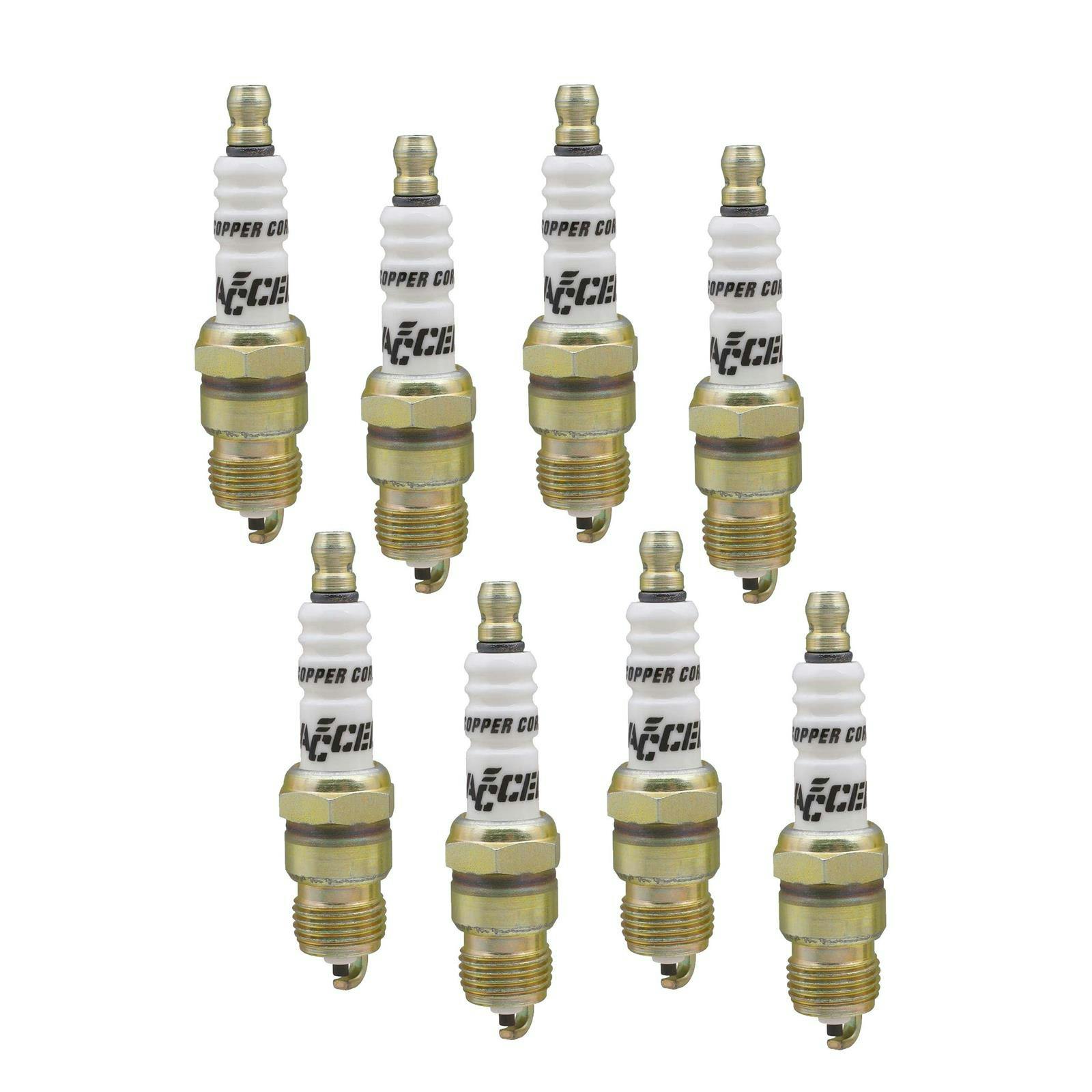 Accel 0576S-4 Shorty Spark Plug, 5/8 Hex, .460 Reach Tapered 8/Pk
