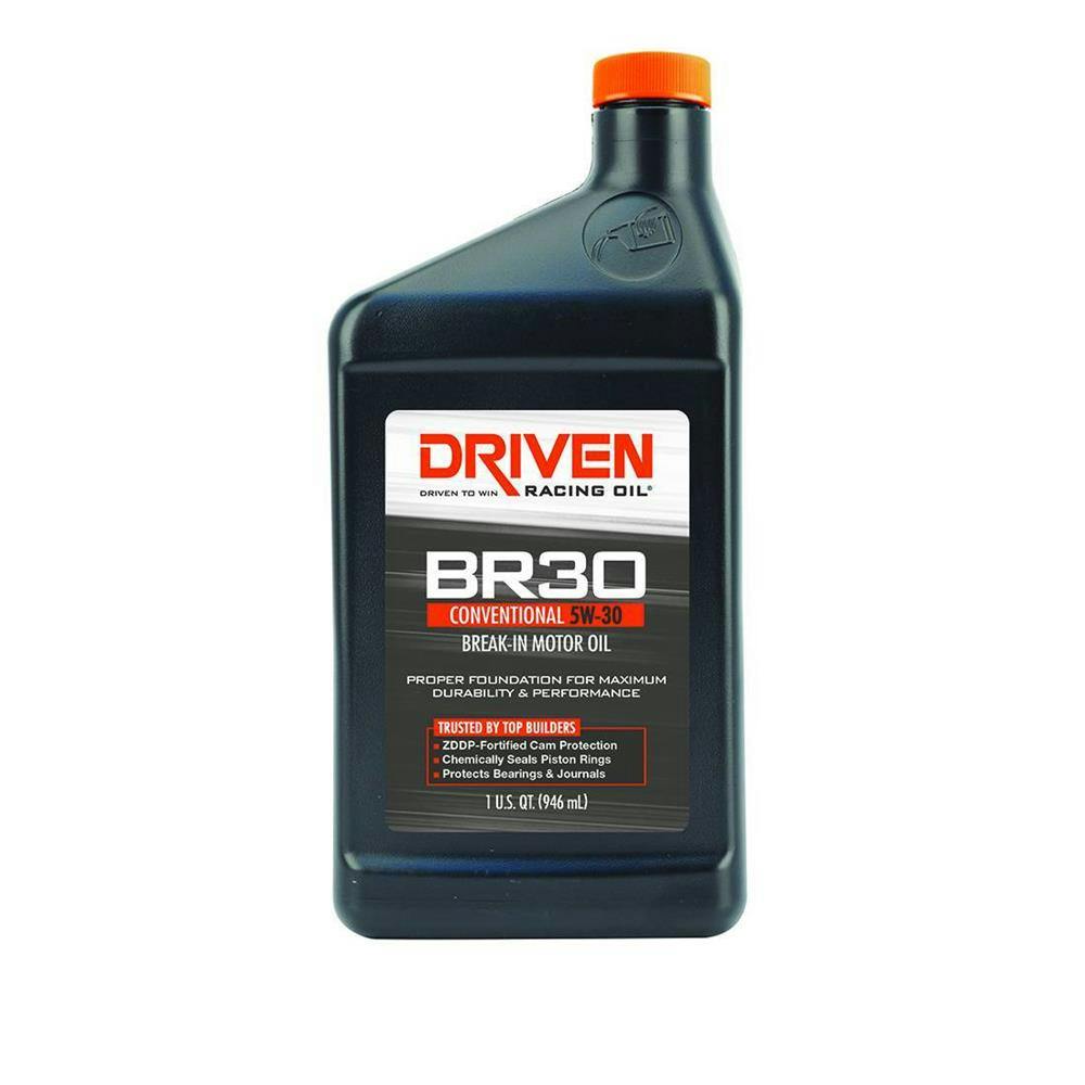 Driven Racing Oil 01806 BR30 Conventional 5W30 Break-In Oil, 1 Quart