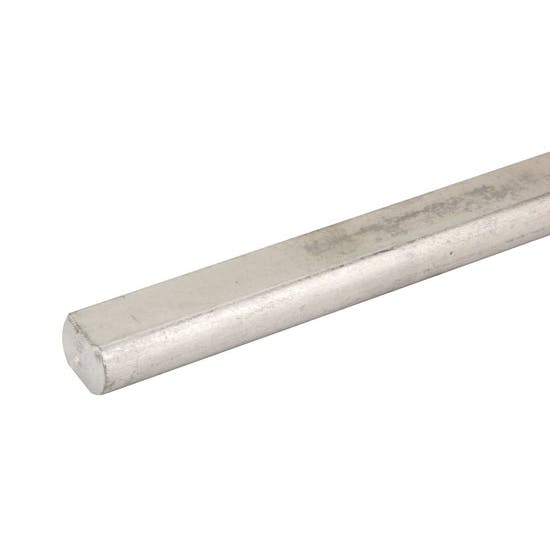 Fully Machined Double D Steering Shaft, 22 Inch
