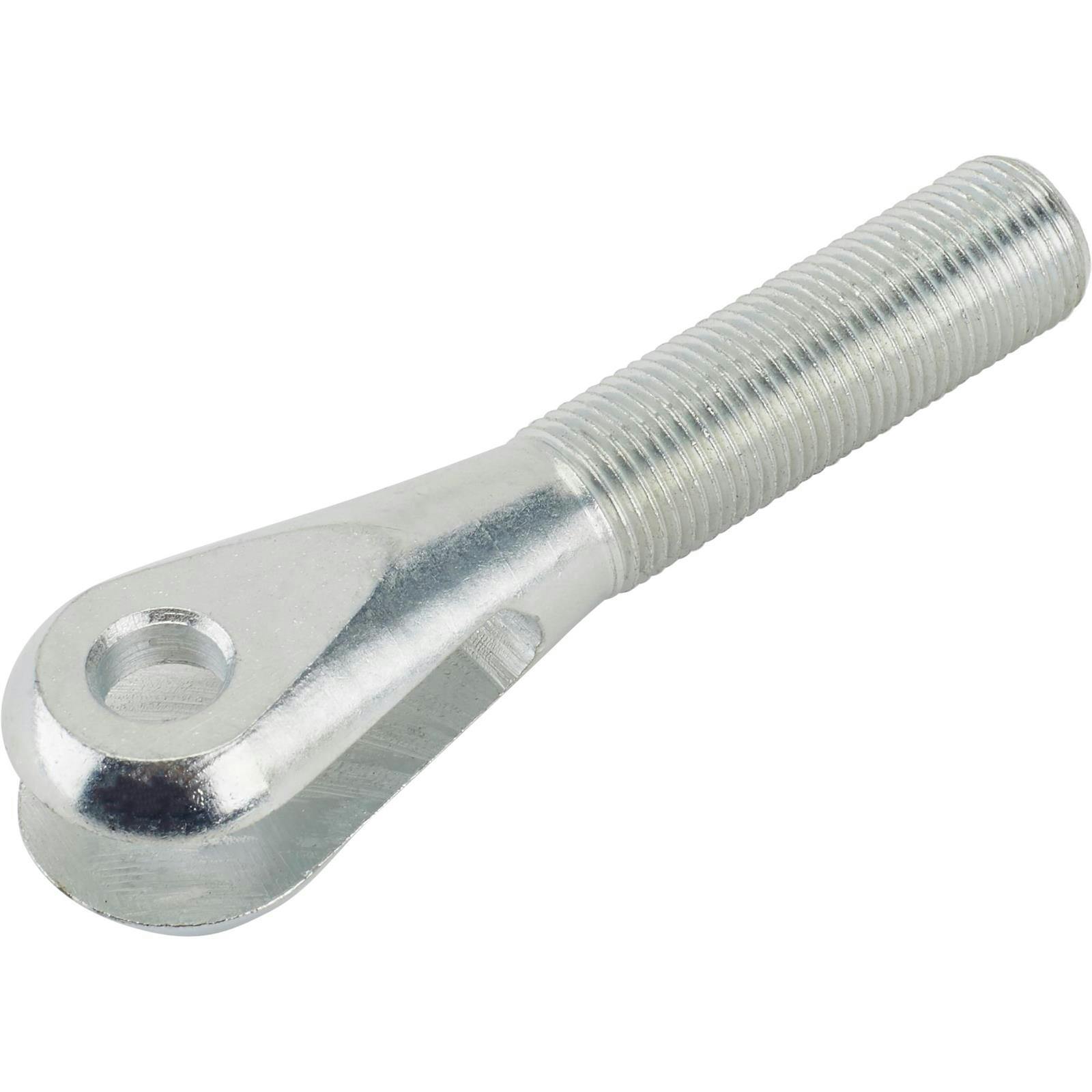 Steel Clevis, 5/8-18 RH Thread, 3/8 Inch Slot, Zinc Plated