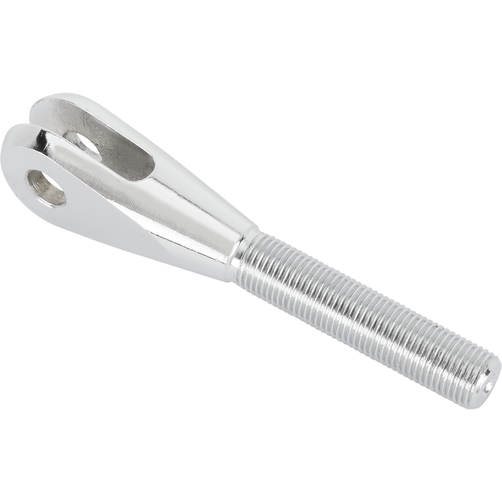 Standard Clevis, 1/2 Inch RH, 5/16 Inch Slot, Chrome