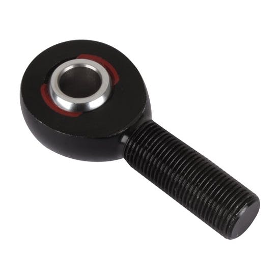 Rod End Supply AM8 Alum Rod End 1/2-20 RH Male, 1/2 In Hole