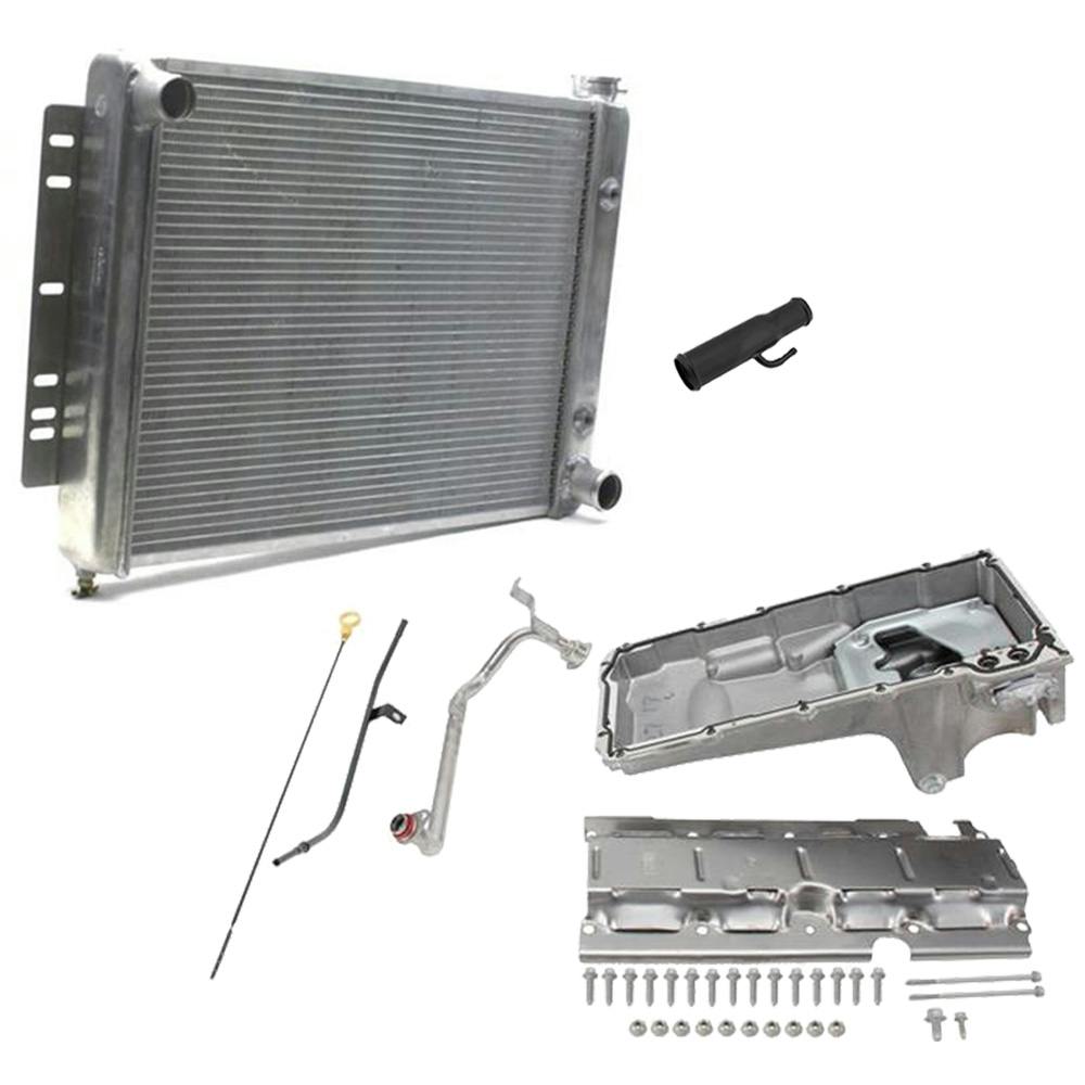 1966-67 Chevelle LS Swap Radiator w/Chevrolet Performance Oil Pan