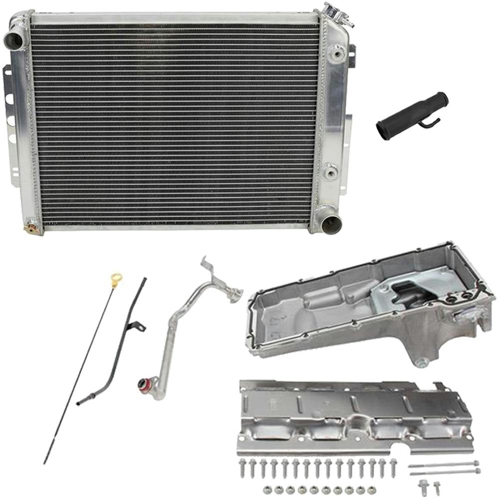 1967-69 Camaro LS Swap Radiator w/Chevrolet Performance Oil Pan