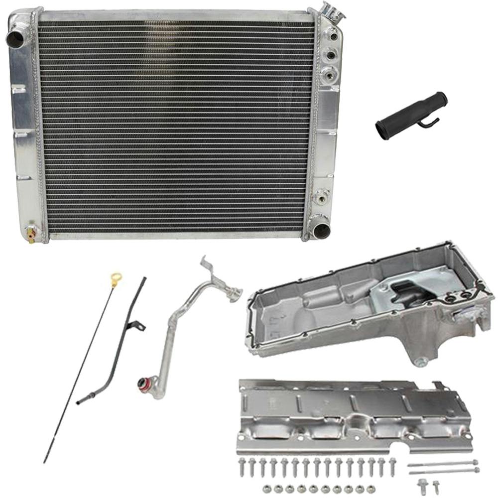 1970-81 Camaro LS Swap Radiator w/Chevrolet Performance Oil Pan