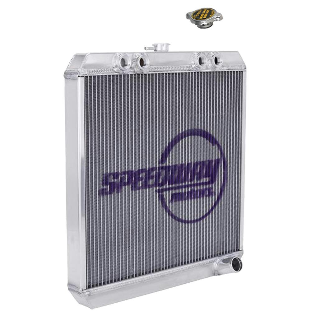 Speedway Motors Aluminum Sprint Car Radiator with C&R 30lb Cap