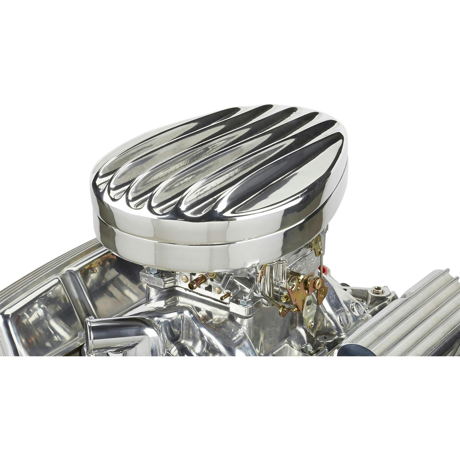 Speedway Finned Teardrop Air Cleaner with Internal Element