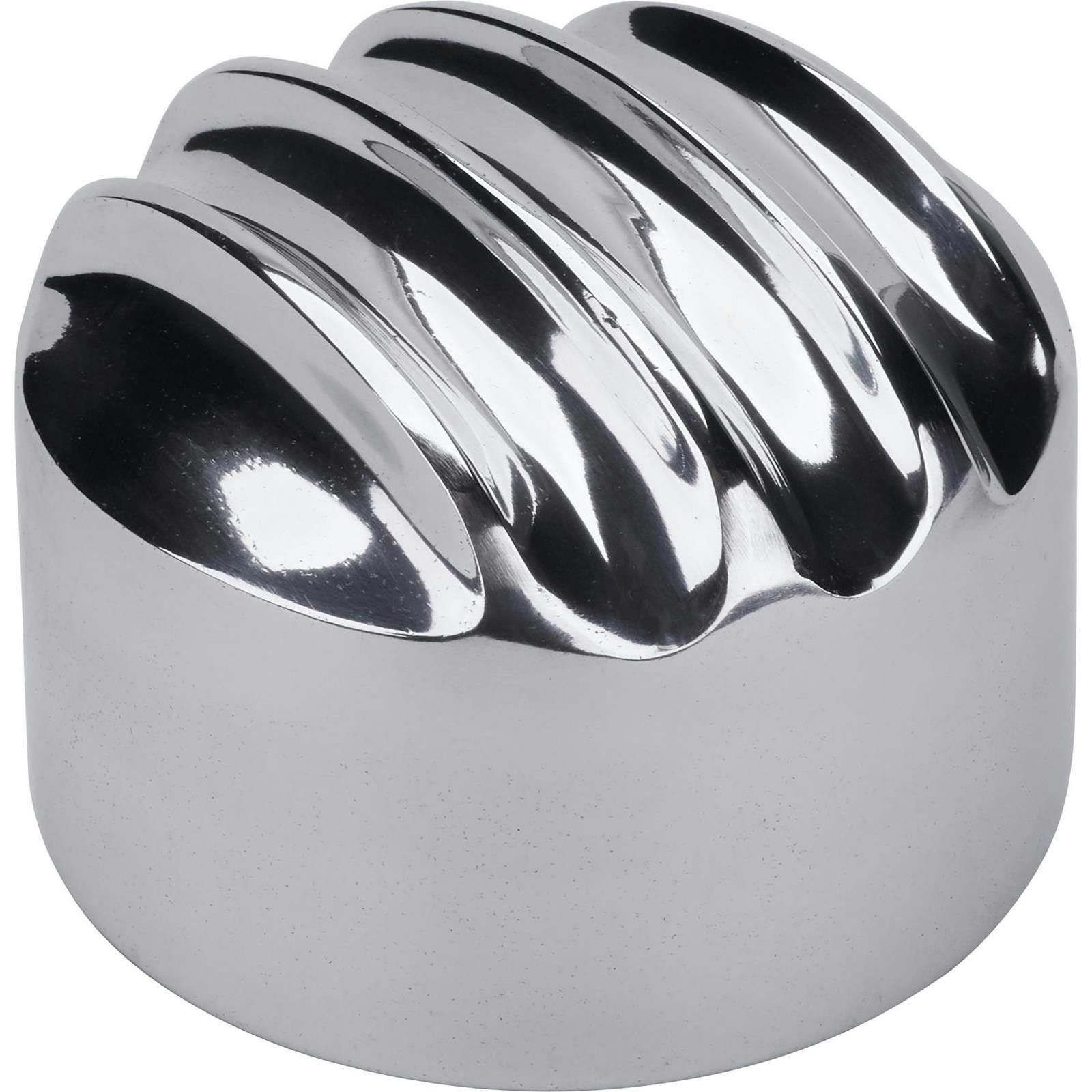 Speedway Finned Aluminum Oil Breather Cover, 3-1/8 Inch ID