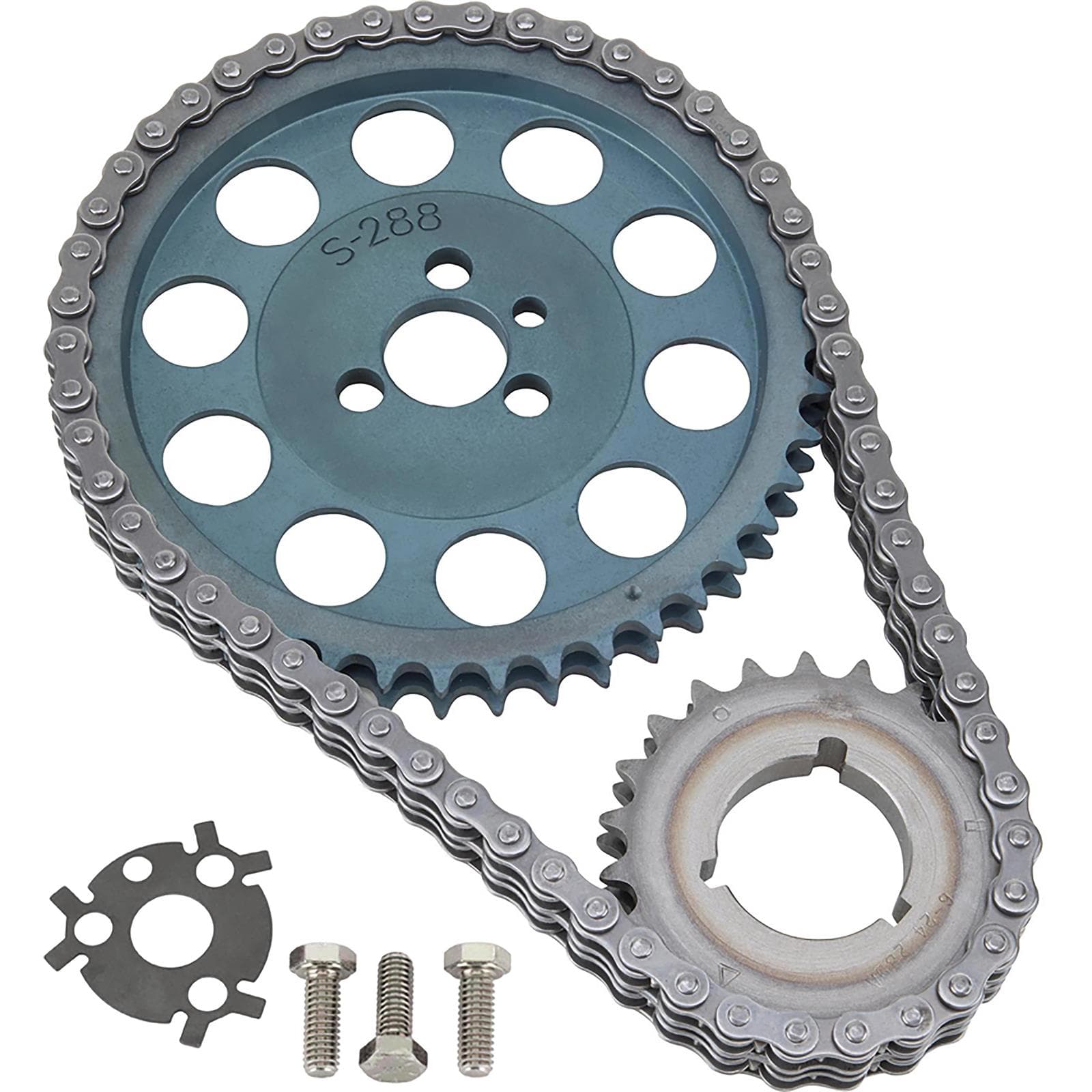 Cloyes Gear Small Block Chevy Roller Timing Chain & Lockplate Kit