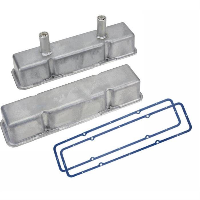 Speedway Chevy Tall Valve Covers w/Breather Tubes & Gaskets