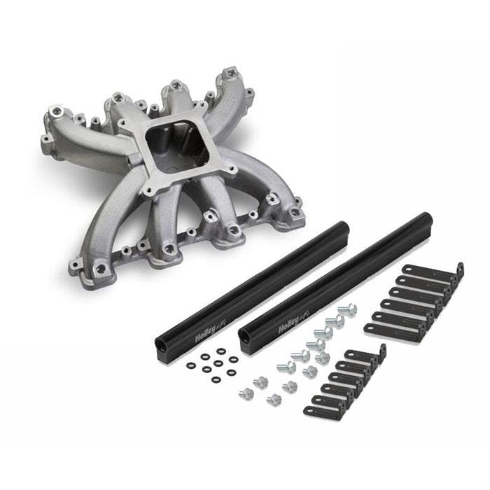 Holley Mid-Rise EFI Intake Manifold & Rail Kit, LS1
