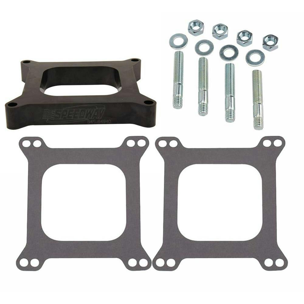 Plastic Insulating Open Carb Spacer Kit for Holley 4150/4160, 1"