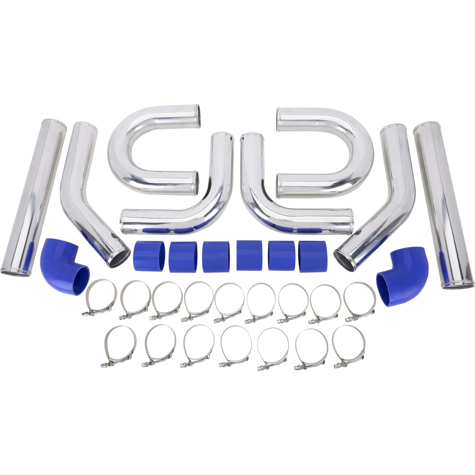 Aluminum Cold Side Turbo Intercooler Pipe Kit, 2.5-inch/3-inch