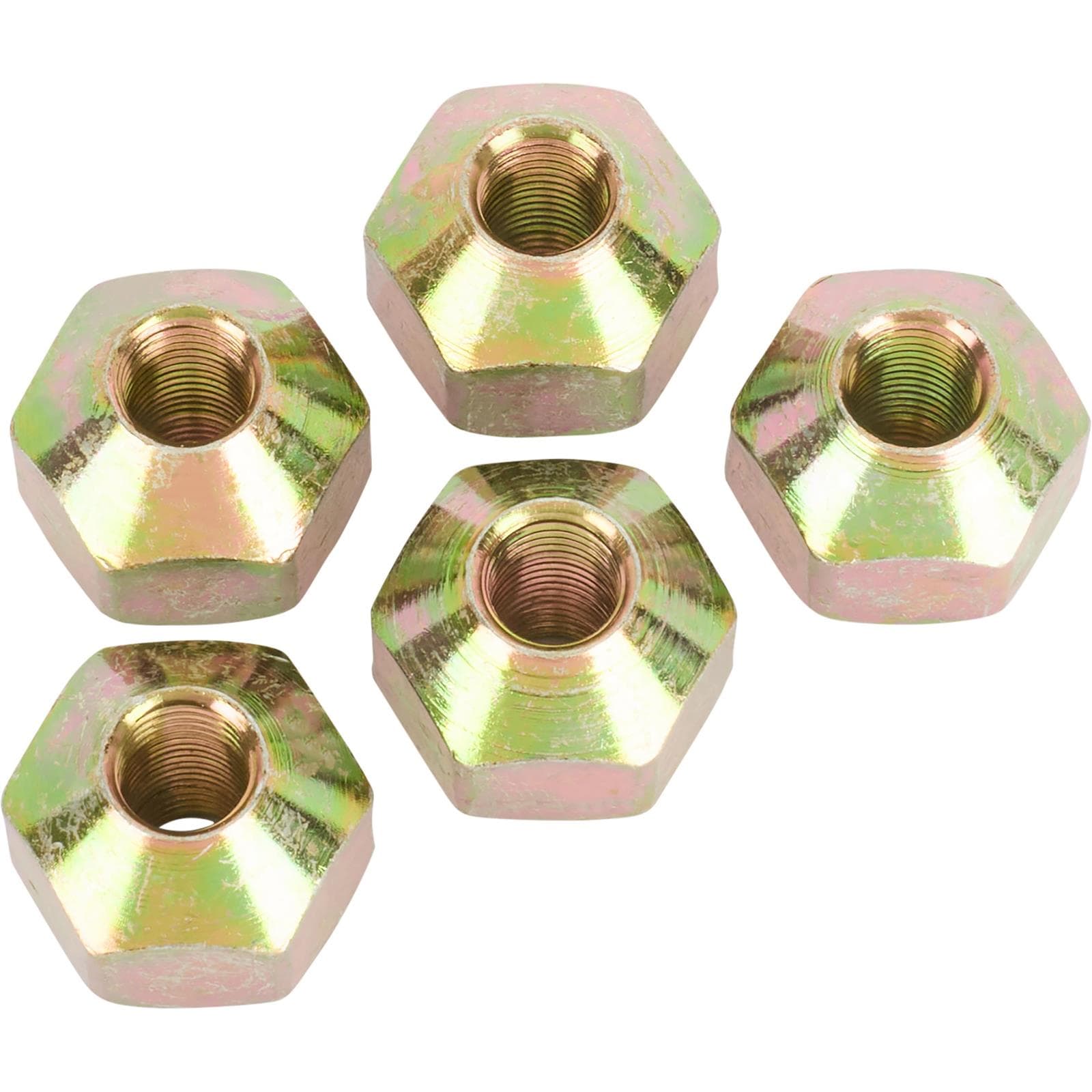 Double Sided Steel Lug Nut 7/16 RH Fine Thread, Double Taper, 5pc