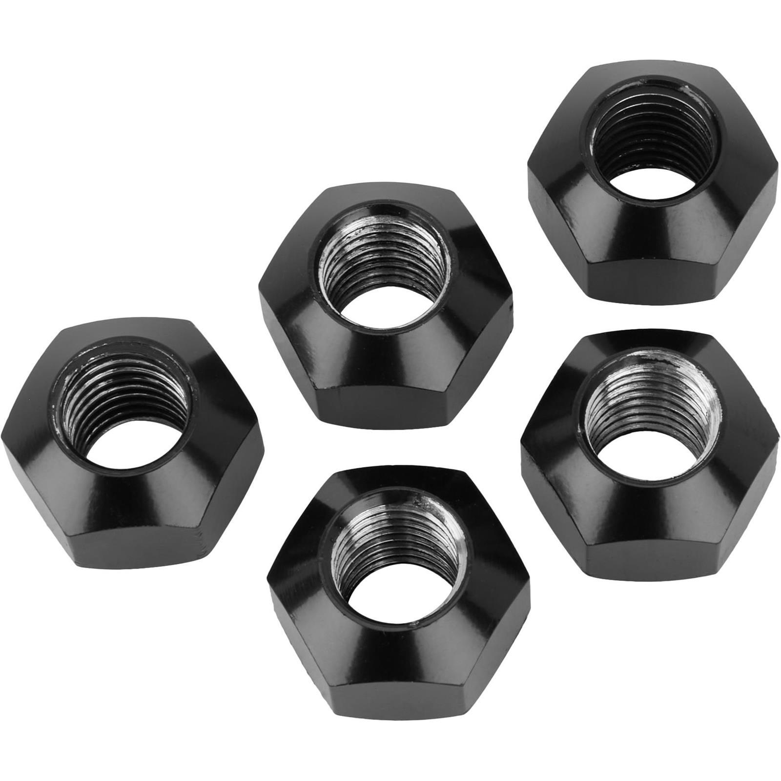 Aluminum Lug Nuts, 5/8 Inch Coarse Thread, Double Taper, 5pc