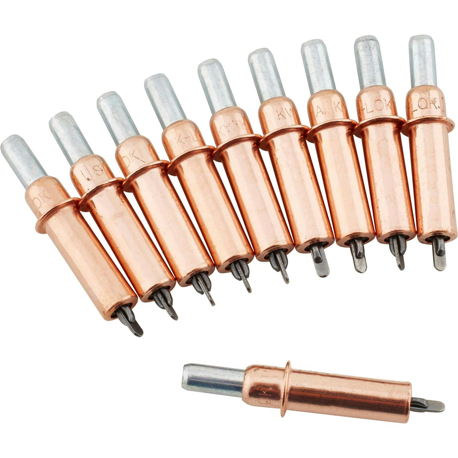 Cleco Fasteners, Steel, 1/8 ", Pack/10