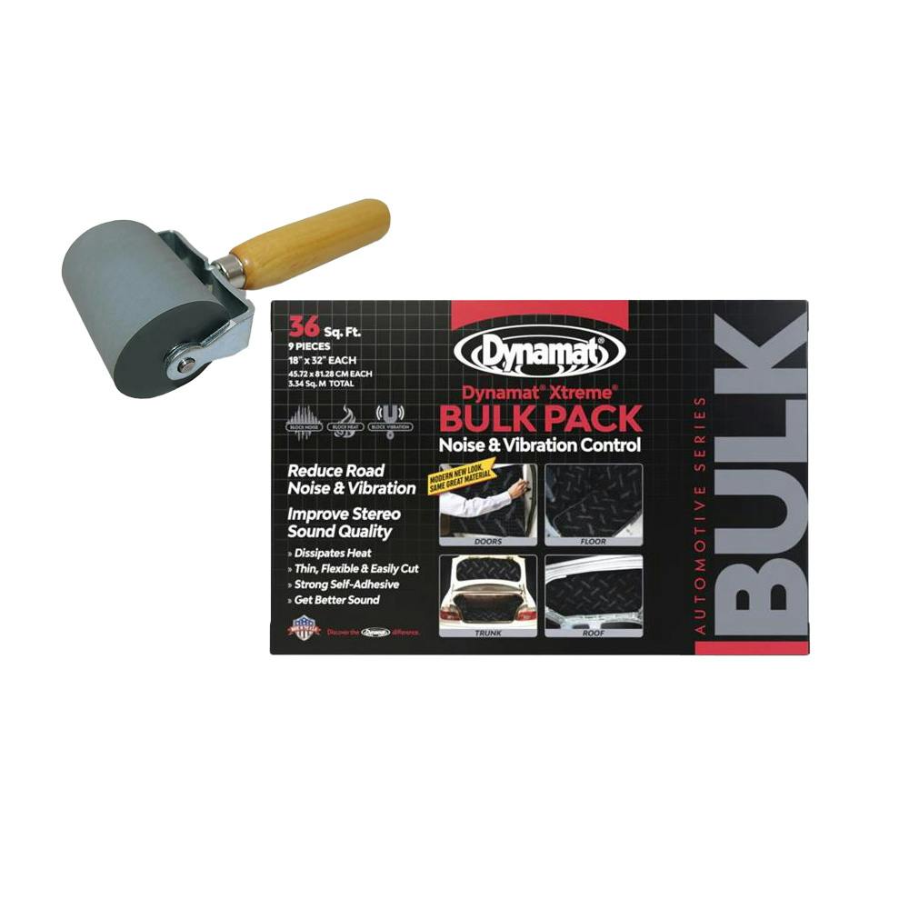 Dynamat Xtreme Bulk Pack Cut-to-Fit Insulation & 2 Inch Roller
