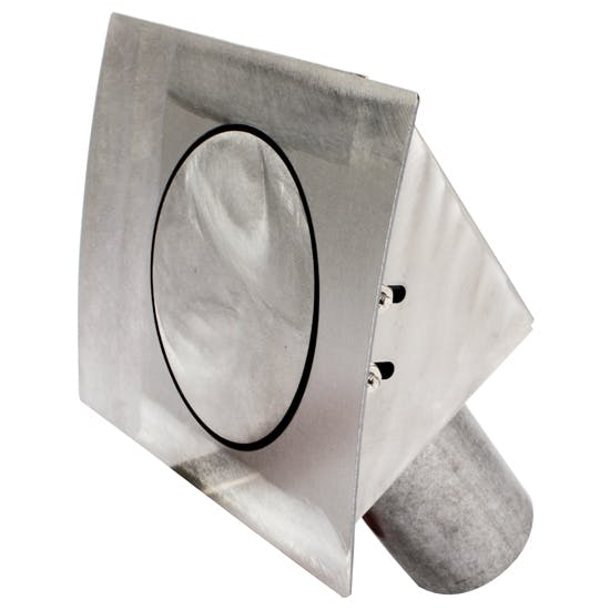 Hagan Street Rods 45rq 45 Degree Curve Series LH Hinge Round Fuel Door