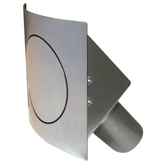 Hagan Street Rods 45 OVC 45 Deg. Curve Series LH Hinge Oval Fuel Door