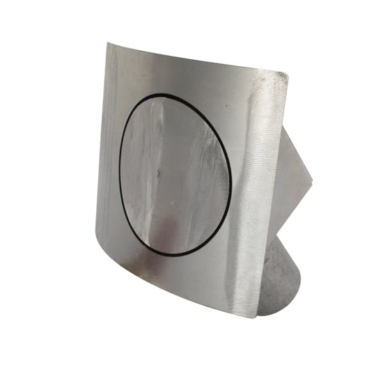 Hagan Street Rods 45 RC 45 Deg. Curve Series LH Hinge Round Fuel Door