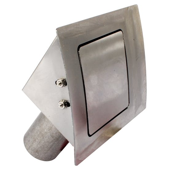 Hagan Street Rods 45 SQP 45 Curve Series RH Hinge Square Fuel Door