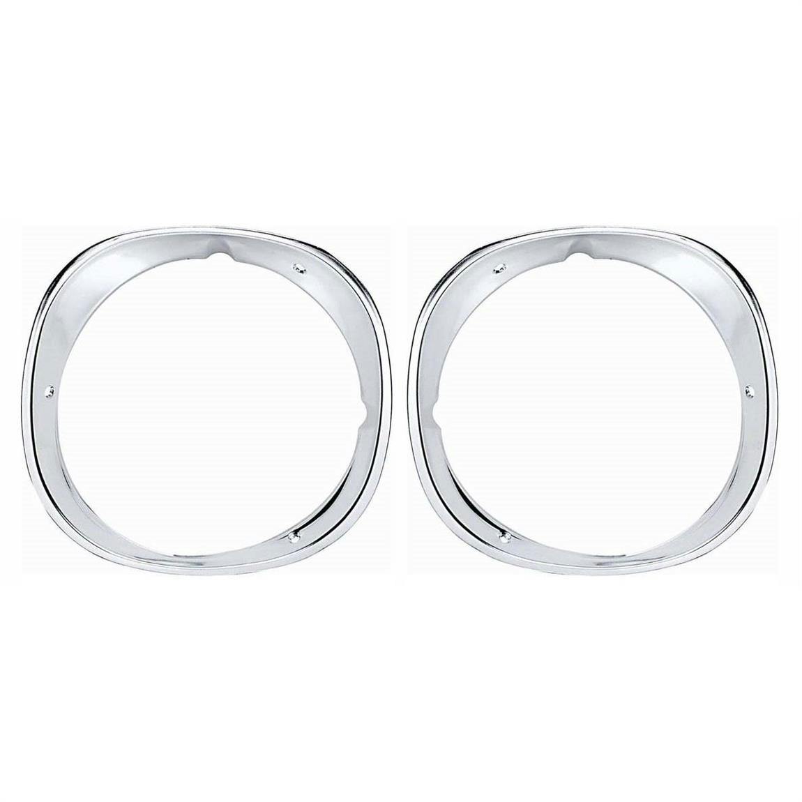 OER Headlamp Bezels for 1970-73 Chevy Camaro