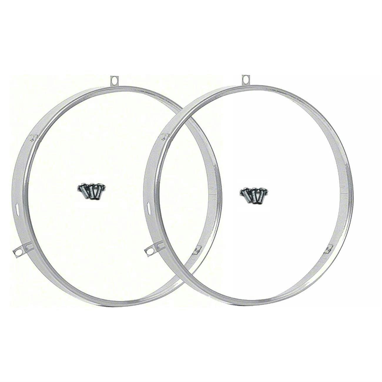 OER Headlamp Retaining Rings & Screws, Camaro/Nova/Chevelle