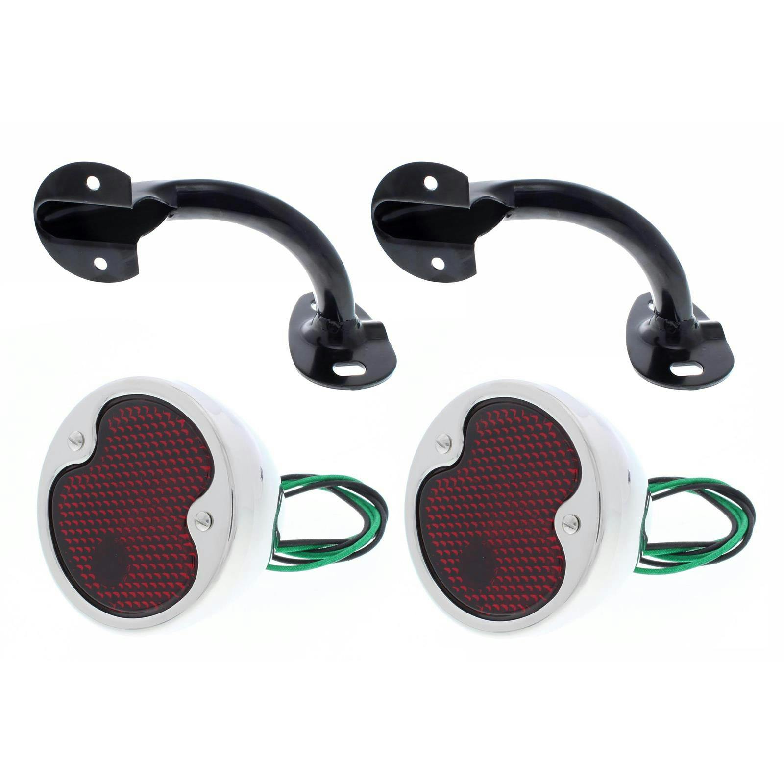 1932 Ford Stainless Steel Taillight and Bracket Kit