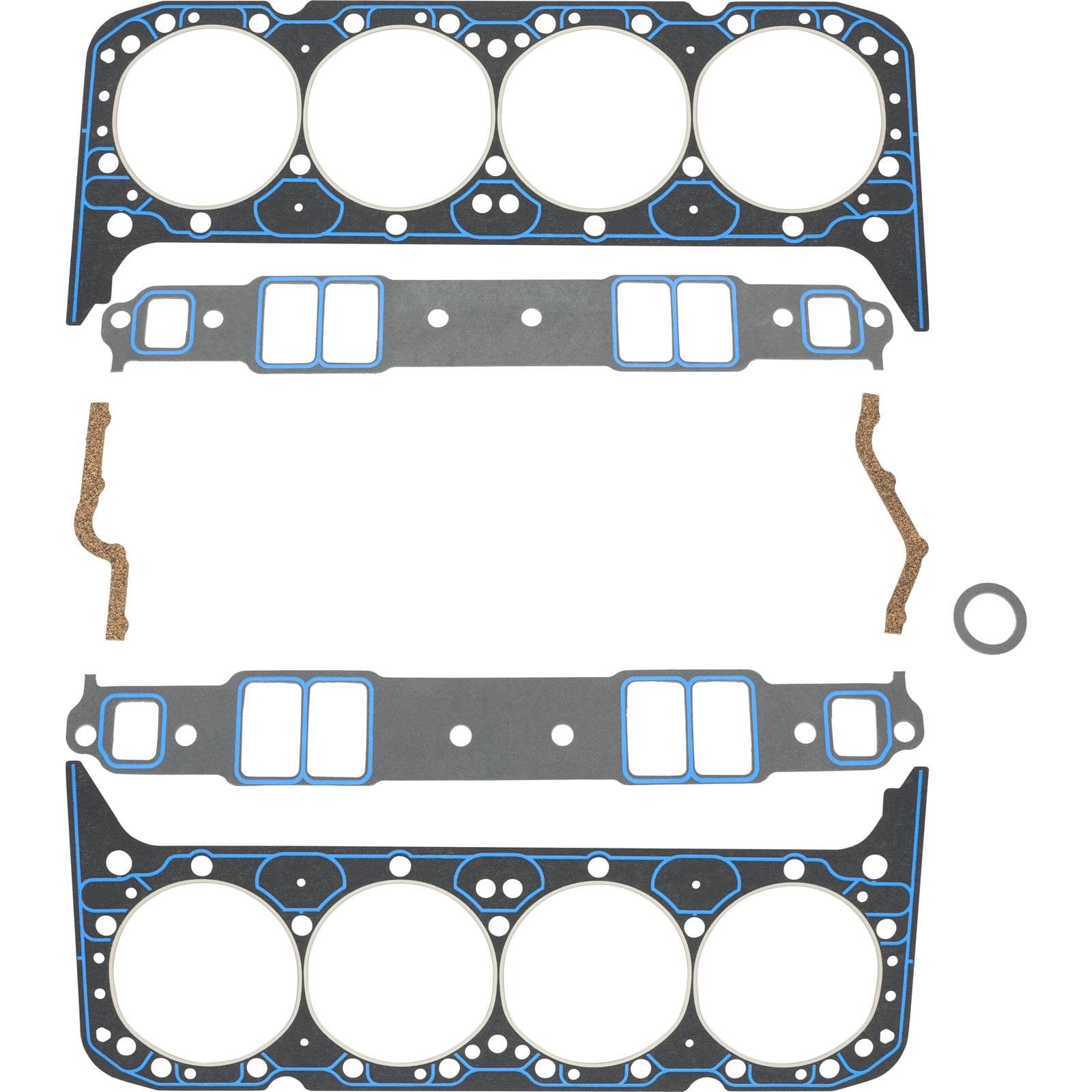 Fel-Pro Small Block Chevy Steel Ring Head and Intake Gaskets