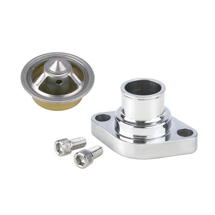 Chevy Straight Water Neck & 180 Degree High Flow Thermostat