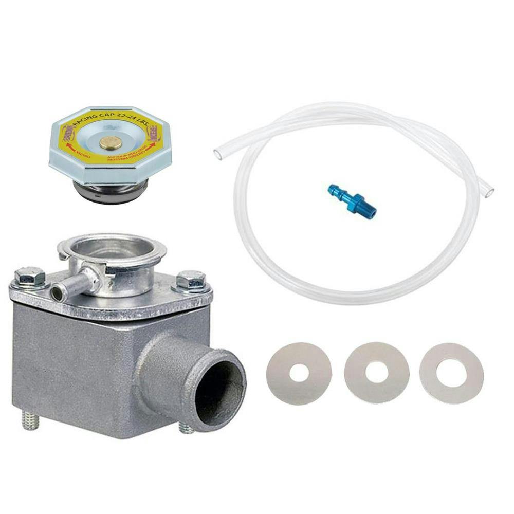 Manifold Filler Neck w/Restrictor, Radiator Cap & Overflow Kit