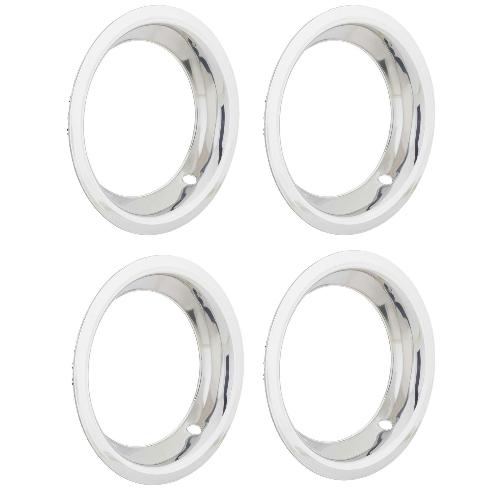 Stainless Steel Beauty Rings for 15 Inch GM Rally Wheel, 3 In Set
