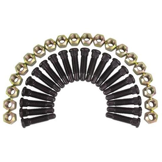 Wheel Stud and Lug Nut Combo, 5/8 Coarse Thread, .900 Knurl Length