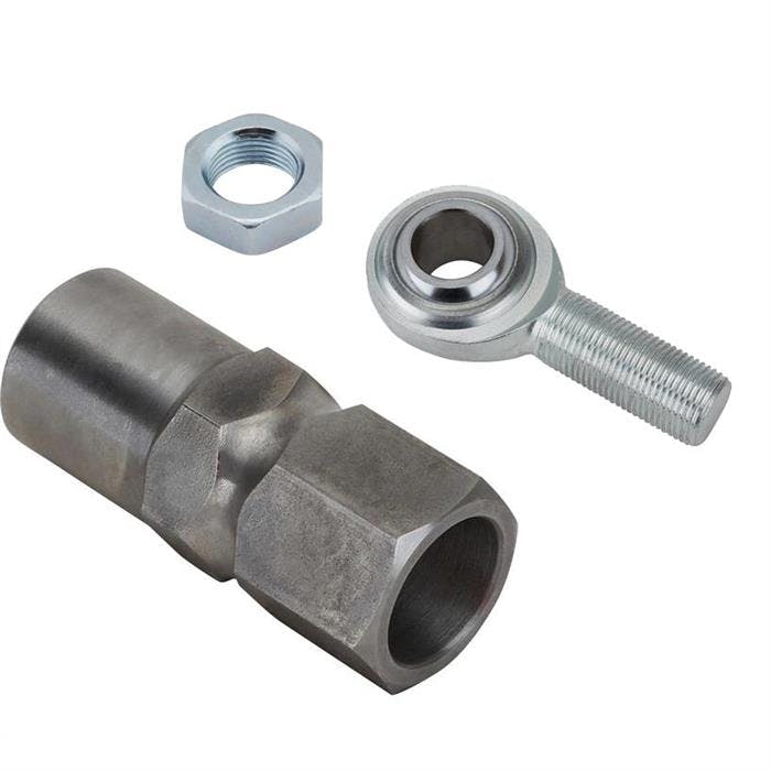 Steel Hex Sleeve, 3/4 Inch w/Steering Shaft Heim & Jam Nut