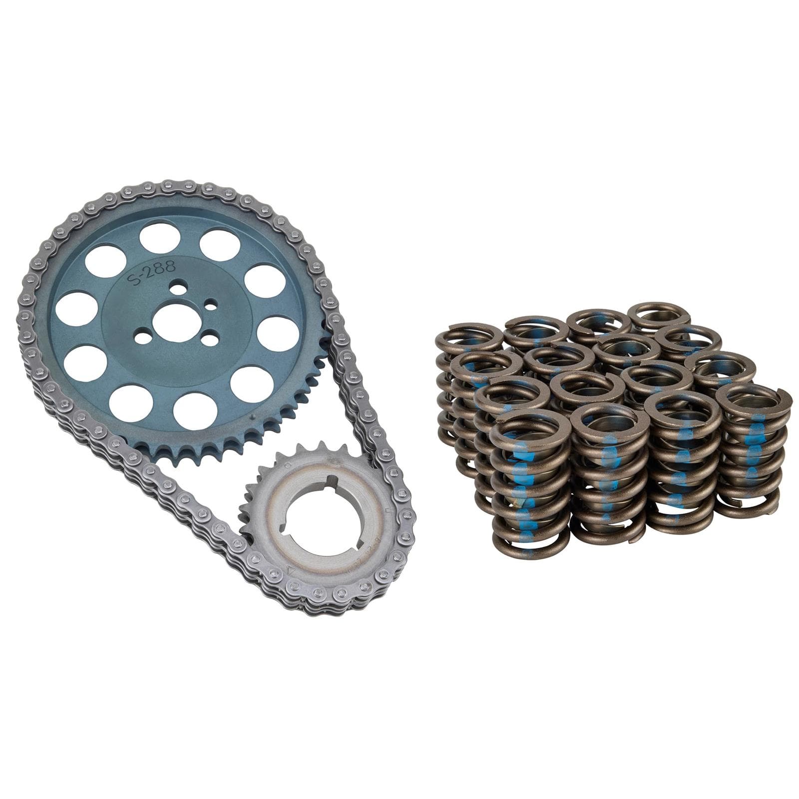 SBC Racing Valve Springs, 1.25 Inch & Double Roller Timing Chain