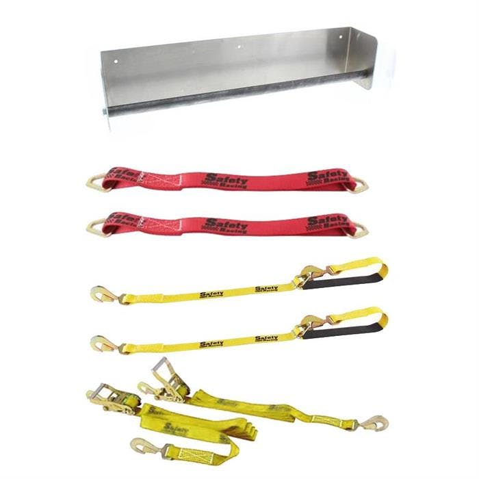 Speedway Tow Strap Hanger, 5,000 Tie Down and Axle Strap Kit