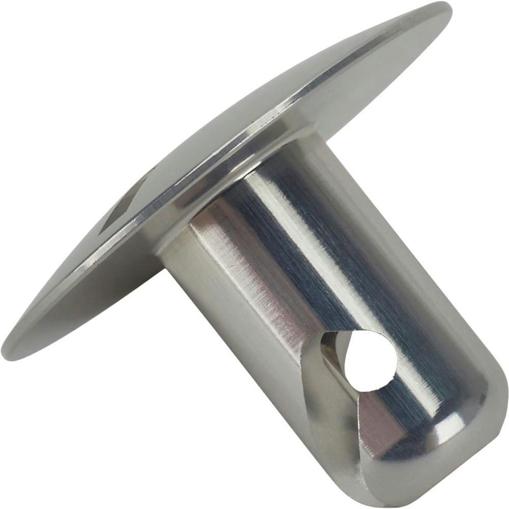 Aluminum Large Head Quarter Turn Fastener, .500 Inch Grip