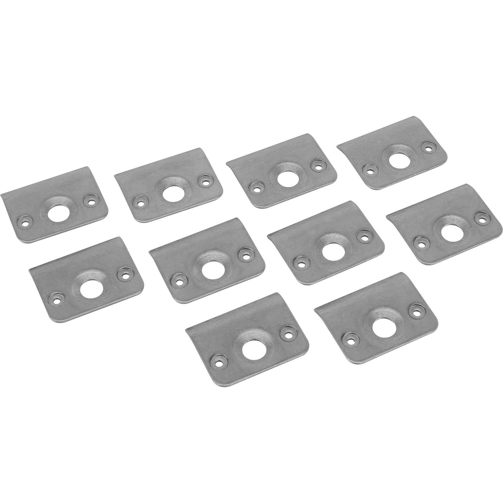 Solid Quarter Turn Spring Plates, Pack/10