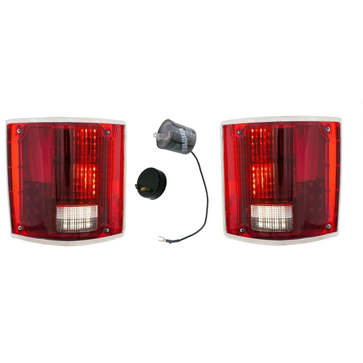 United Pacific LED Sequential Tail Lights, 1973-87 C/K w/Flasher