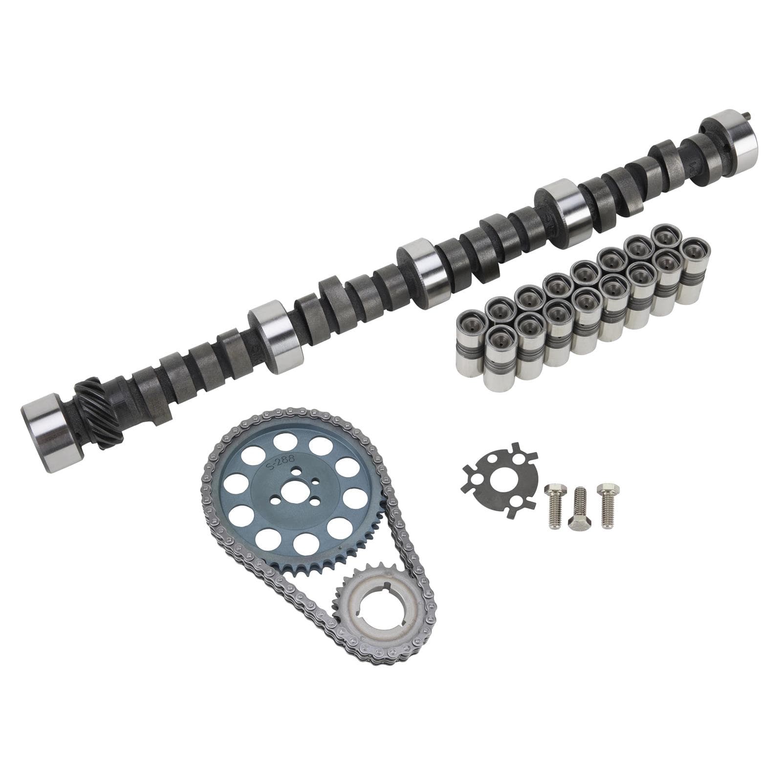 Xtreme Energy Hydraulic Camshaft Kit & Roller Timing Chain, SBC