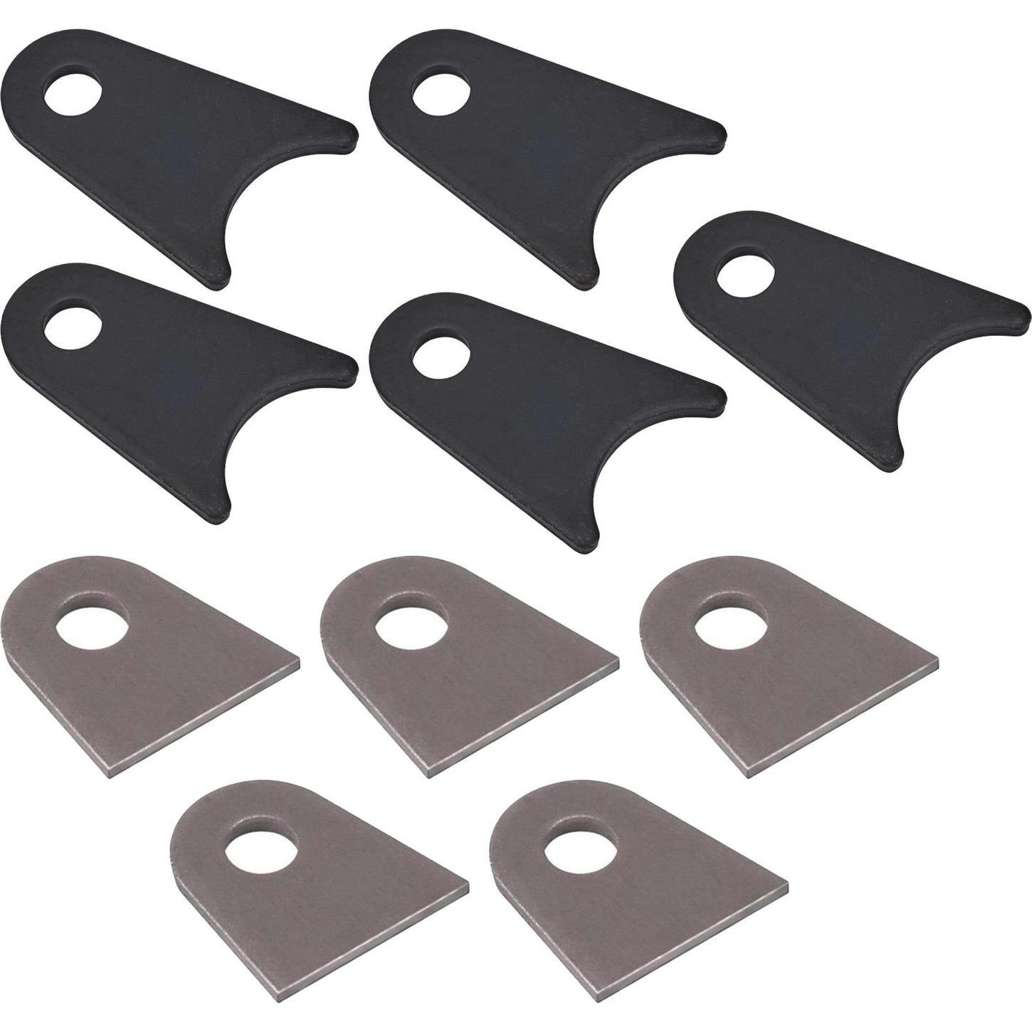 Weld-On Chassis Tabs, 1-3/4 & 2-1/4 Inch with 1/2 Inch Hole