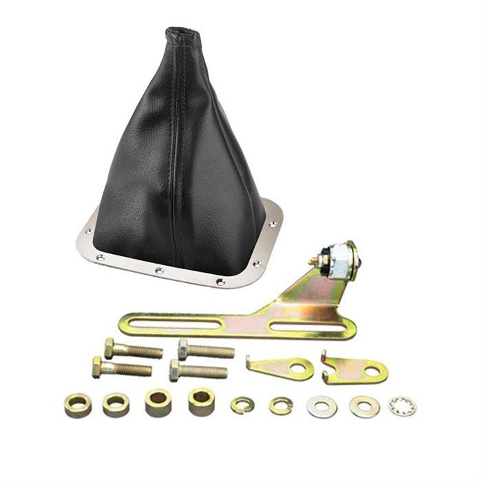 Lokar Rectangular Floor Mount Shifter Boot and Safety Switch