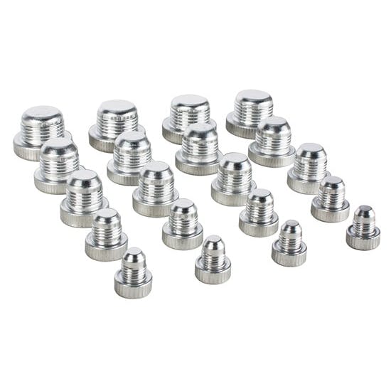 AN Flare Plug Fitting Economy Pack, 20-Piece