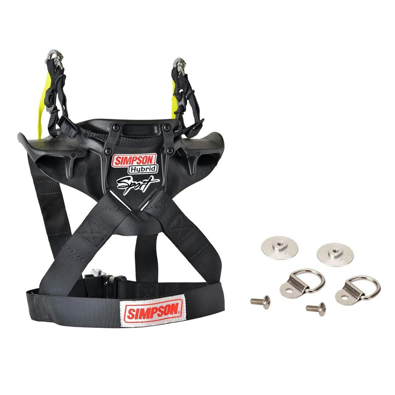 Simpson Hybrid Sport Head and Neck Restraint w/Install Kit