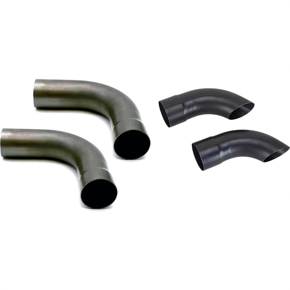 Turn-Down/Kickout Tail Pipe Tips and 90 Degree Elbows, 3 Inch