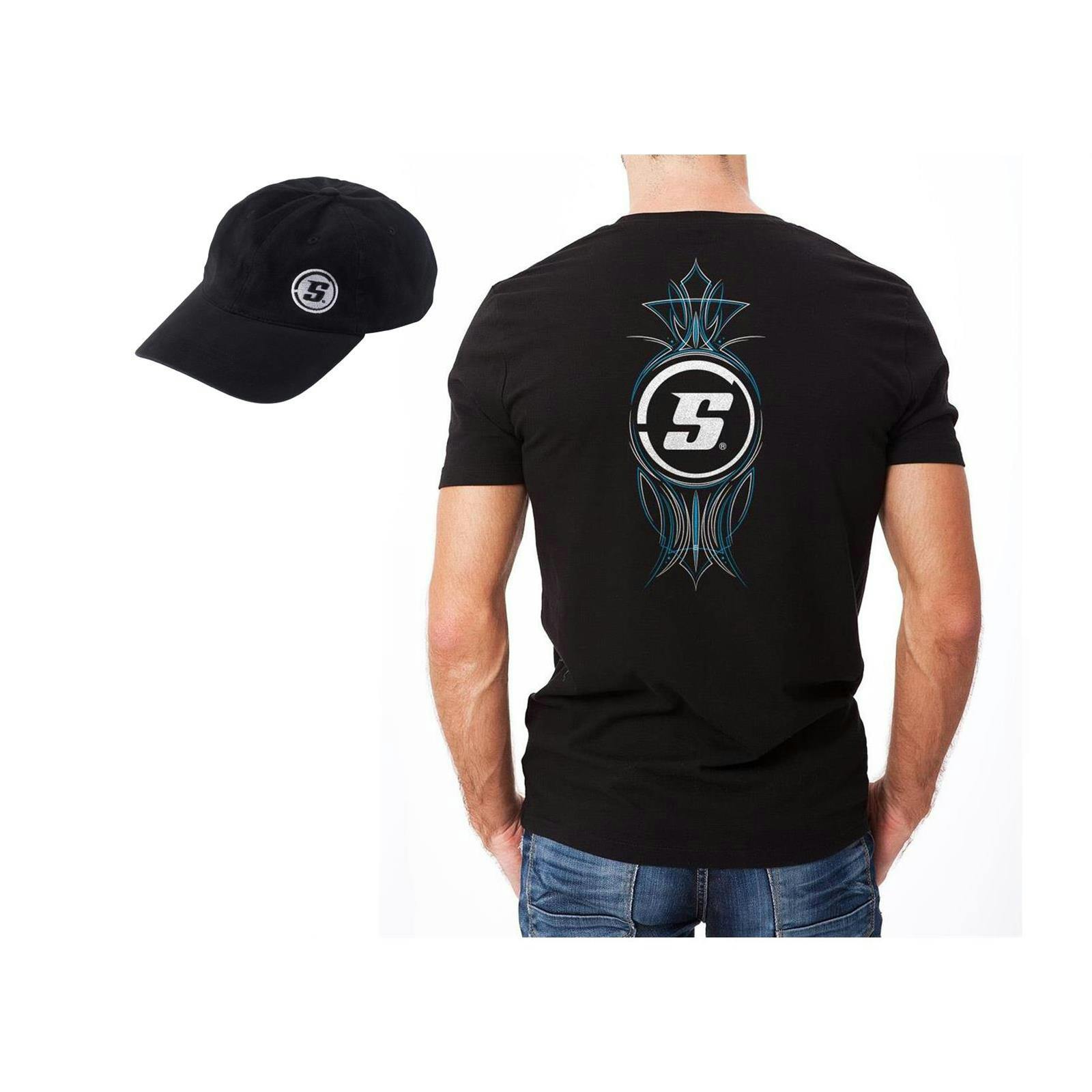 Speedway Motors Classic Embroidered Hat and Pinstripe T-Shirt