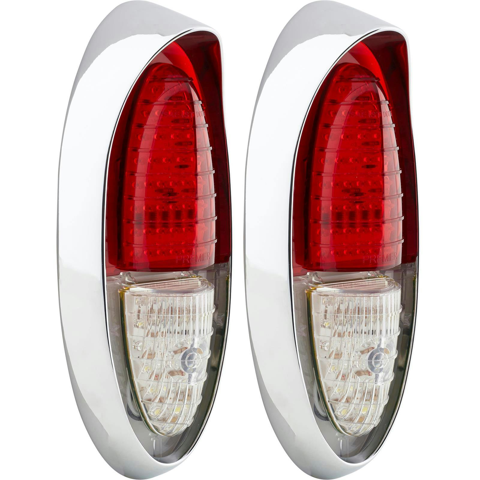 1954 Chevy LED Taillights, Bezels, Lenses, Gaskets, and Pads