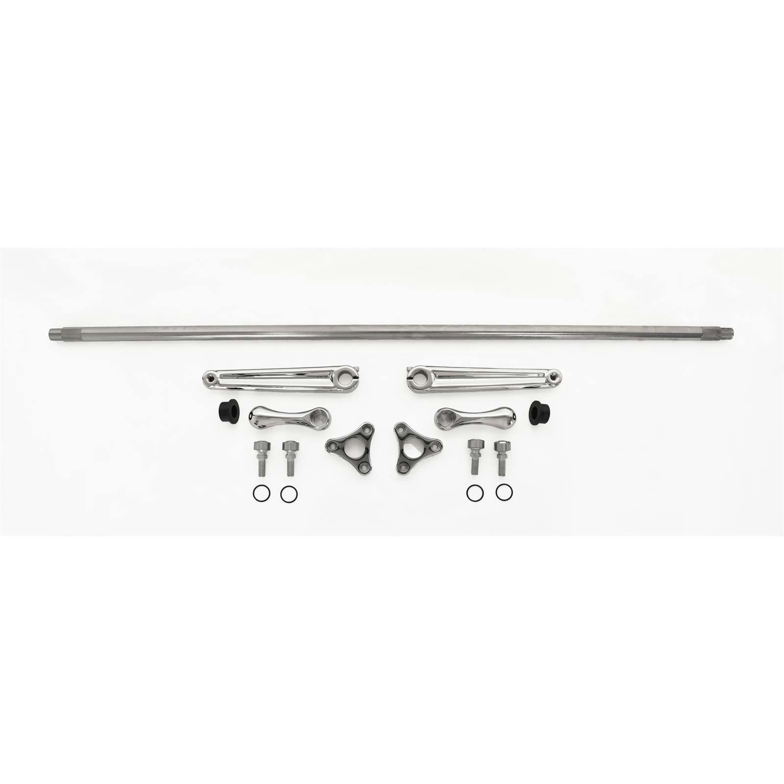 JHRS 101-006 Rear Sway Bar, Inboard, Dog Bone, Polish, 35.5 Inch