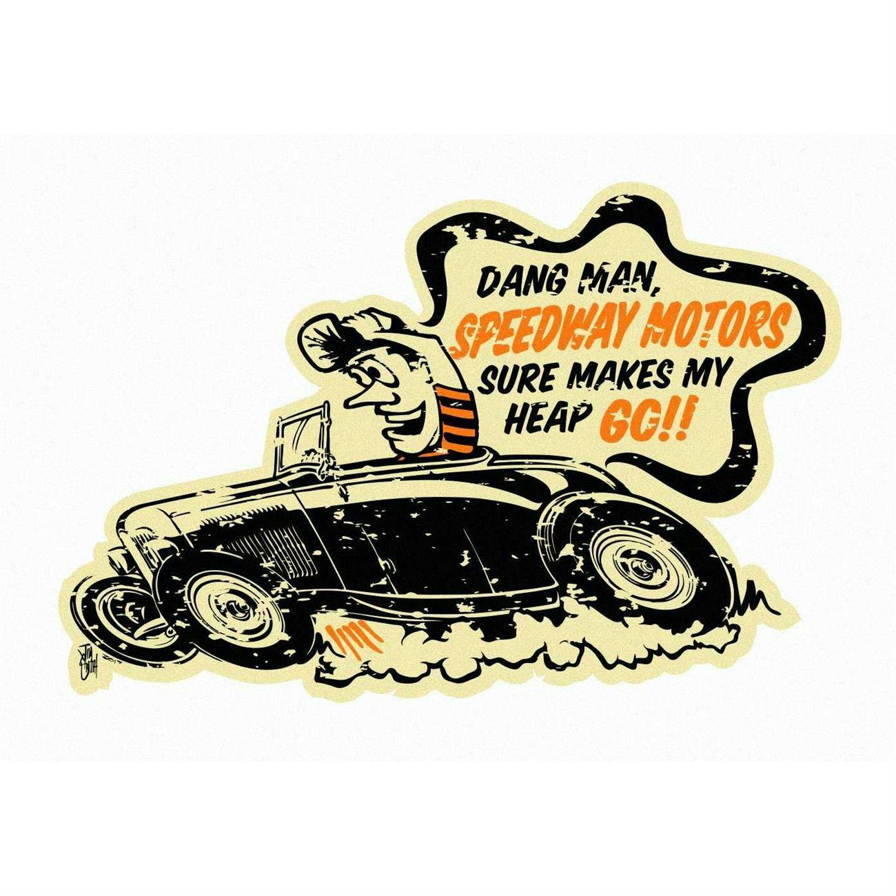 Jimmy Smith Speedway Heap Decal